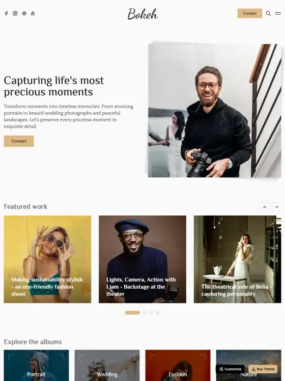Bokeh theme preview