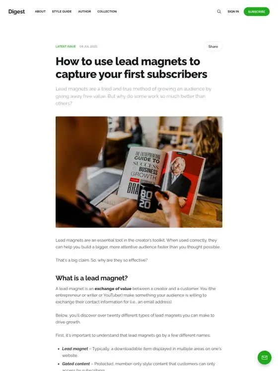 Digest theme preview