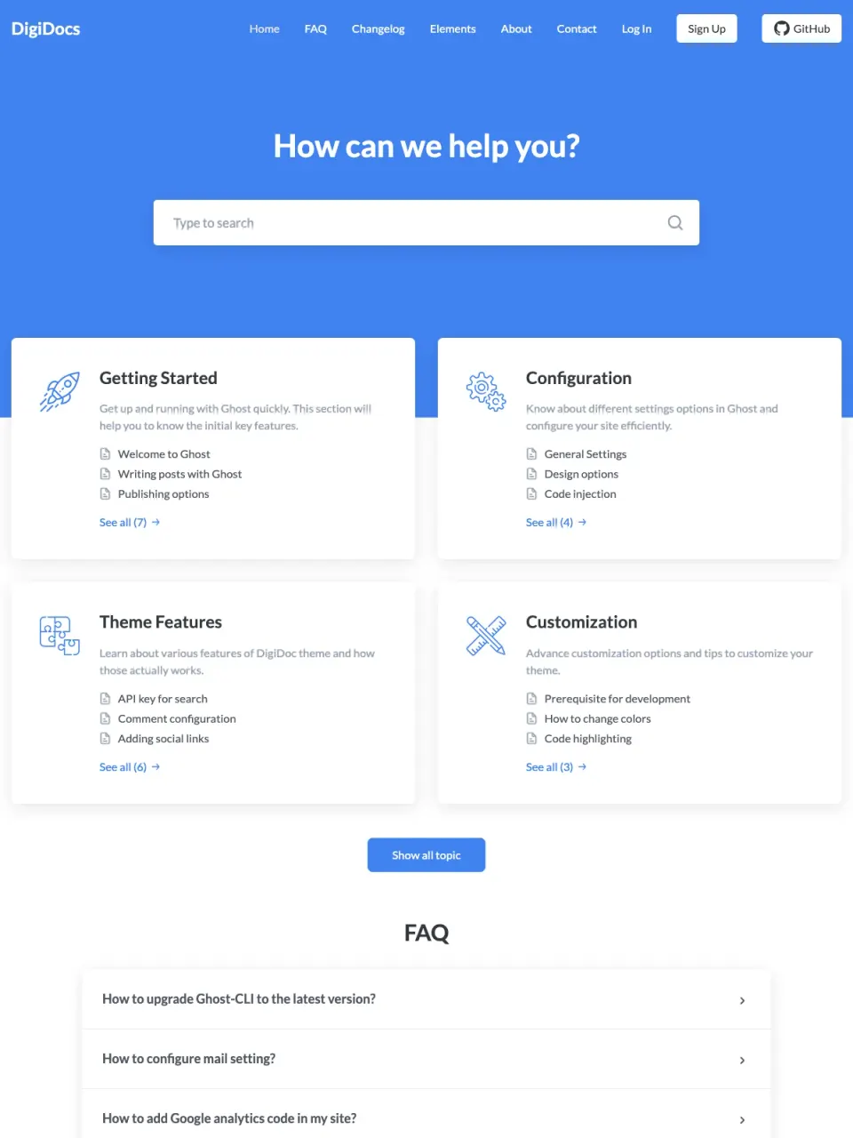 Digidocs theme preview