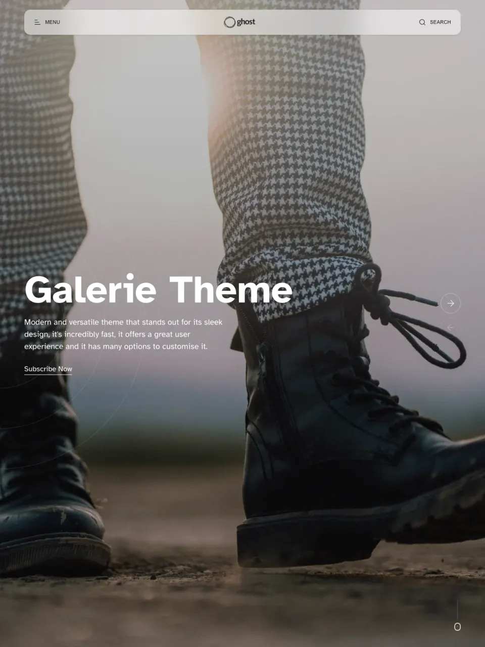Galerie theme preview