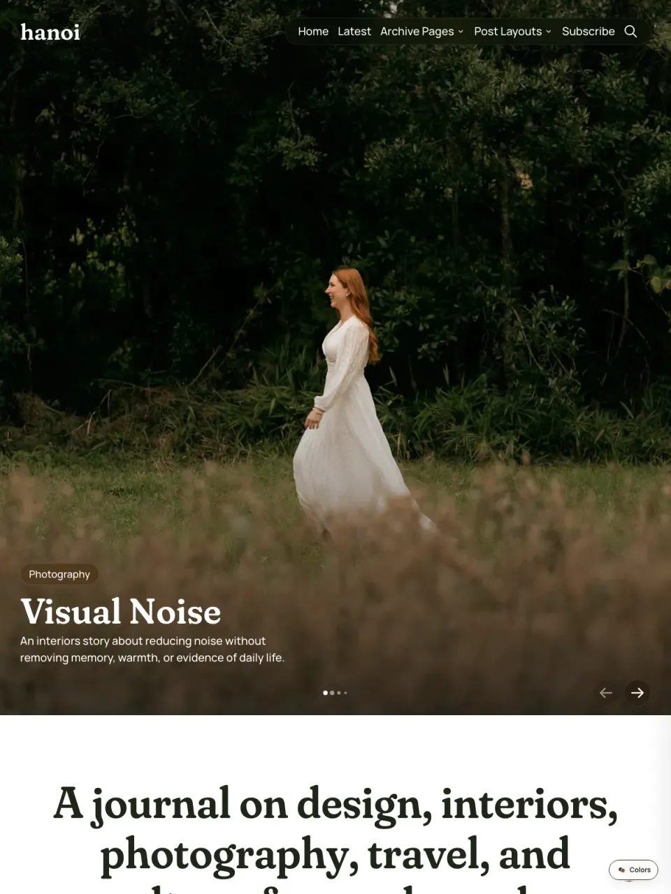Hanoi theme preview