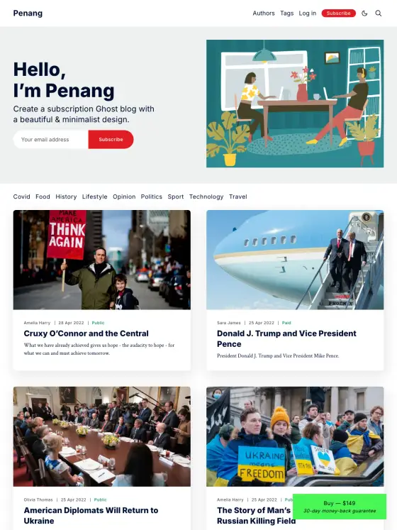 Penang theme preview