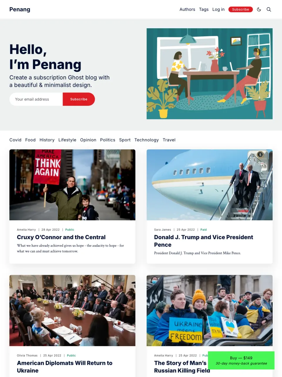 Penang theme preview