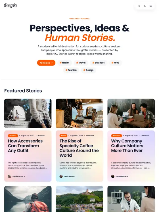 People theme preview