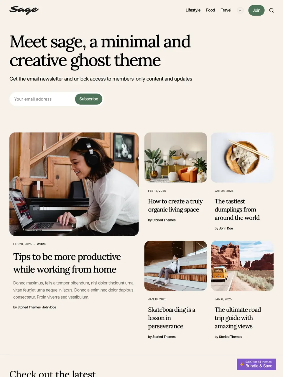 Sage theme preview