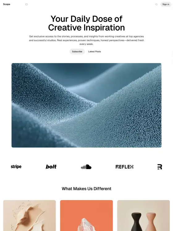 Scope theme preview