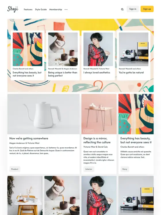 Shoji theme preview