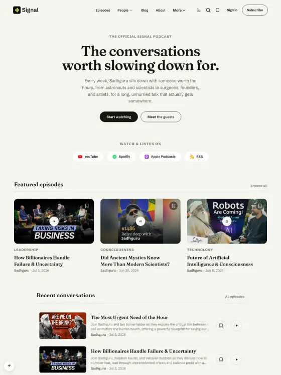 Signal theme preview
