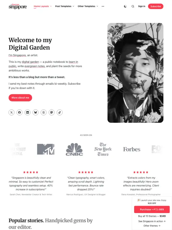 Singapore theme preview
