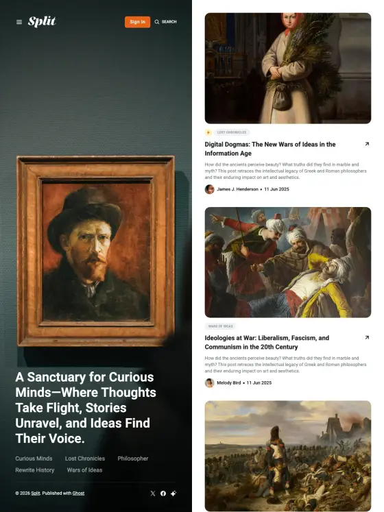 Split theme preview